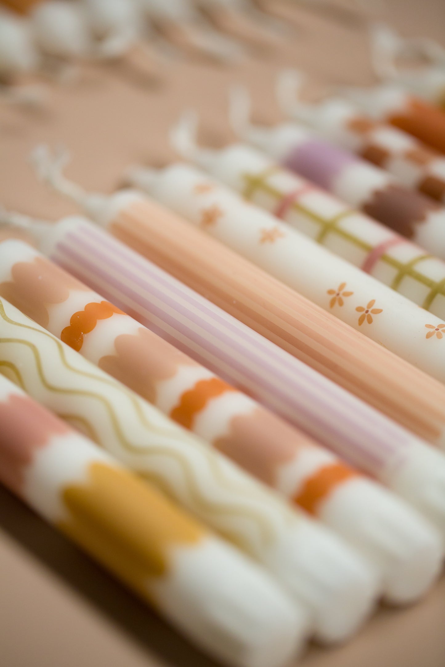 Stabkerzen 4er Set Würfel