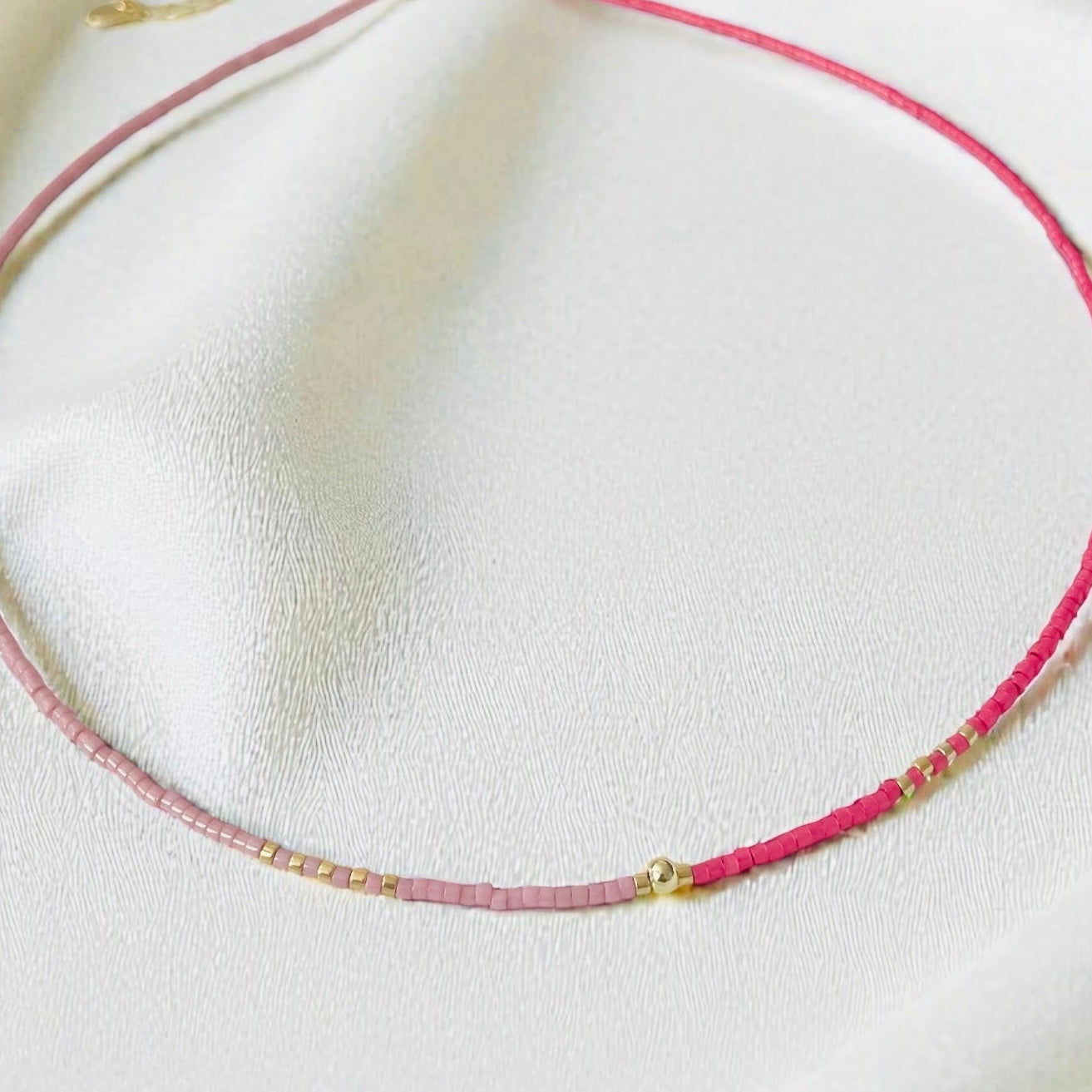 Miyuki Kette Pink Rosa