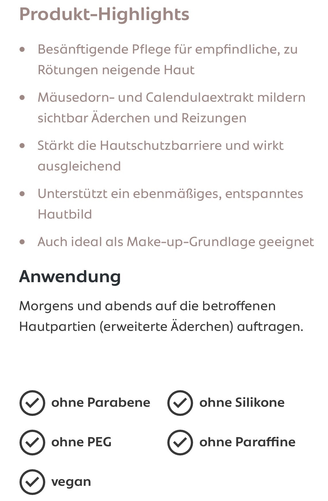 Creme gegen Couperose