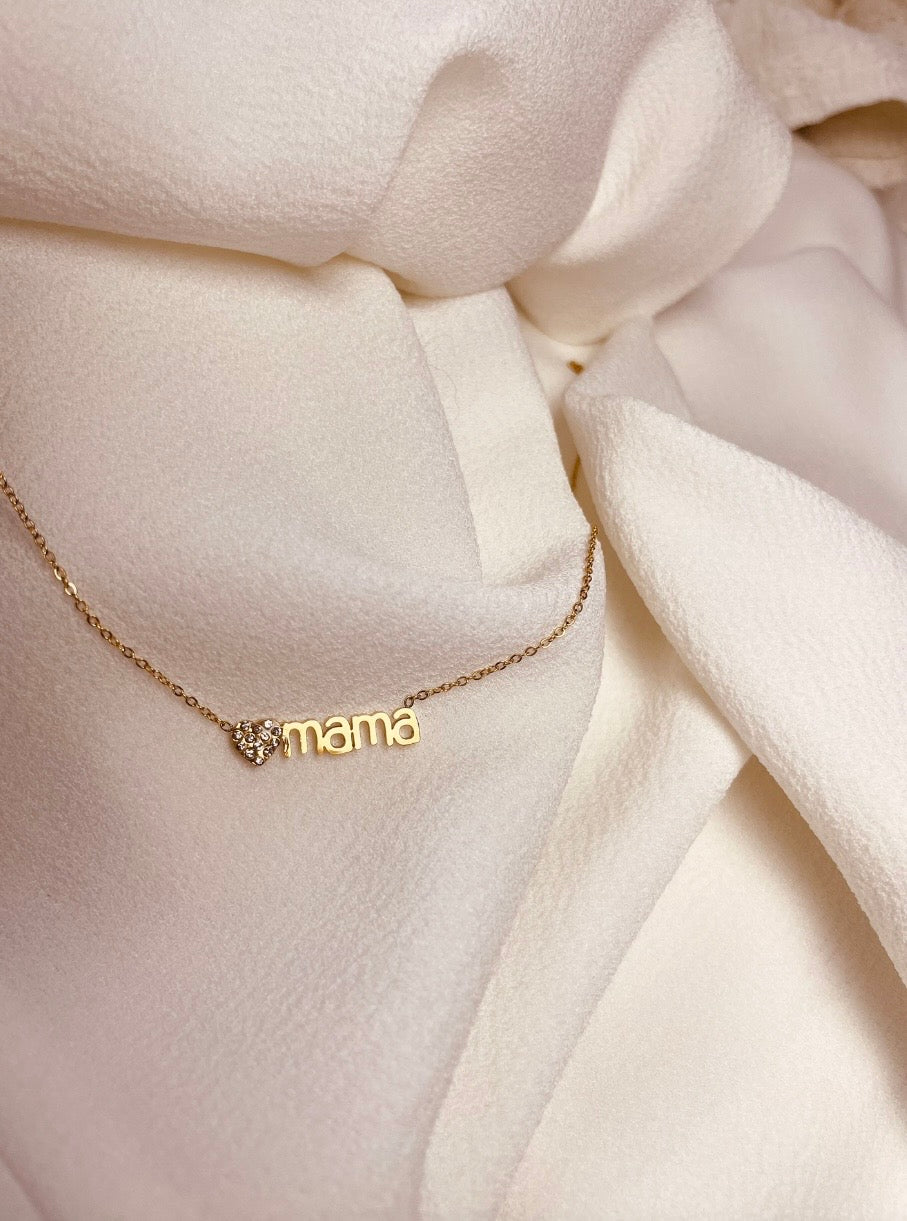 Edelstahl Kette „MAMA“
