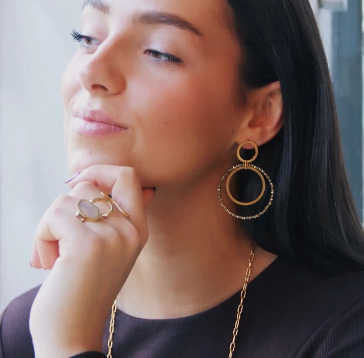 City Chic Statement Ohrringe