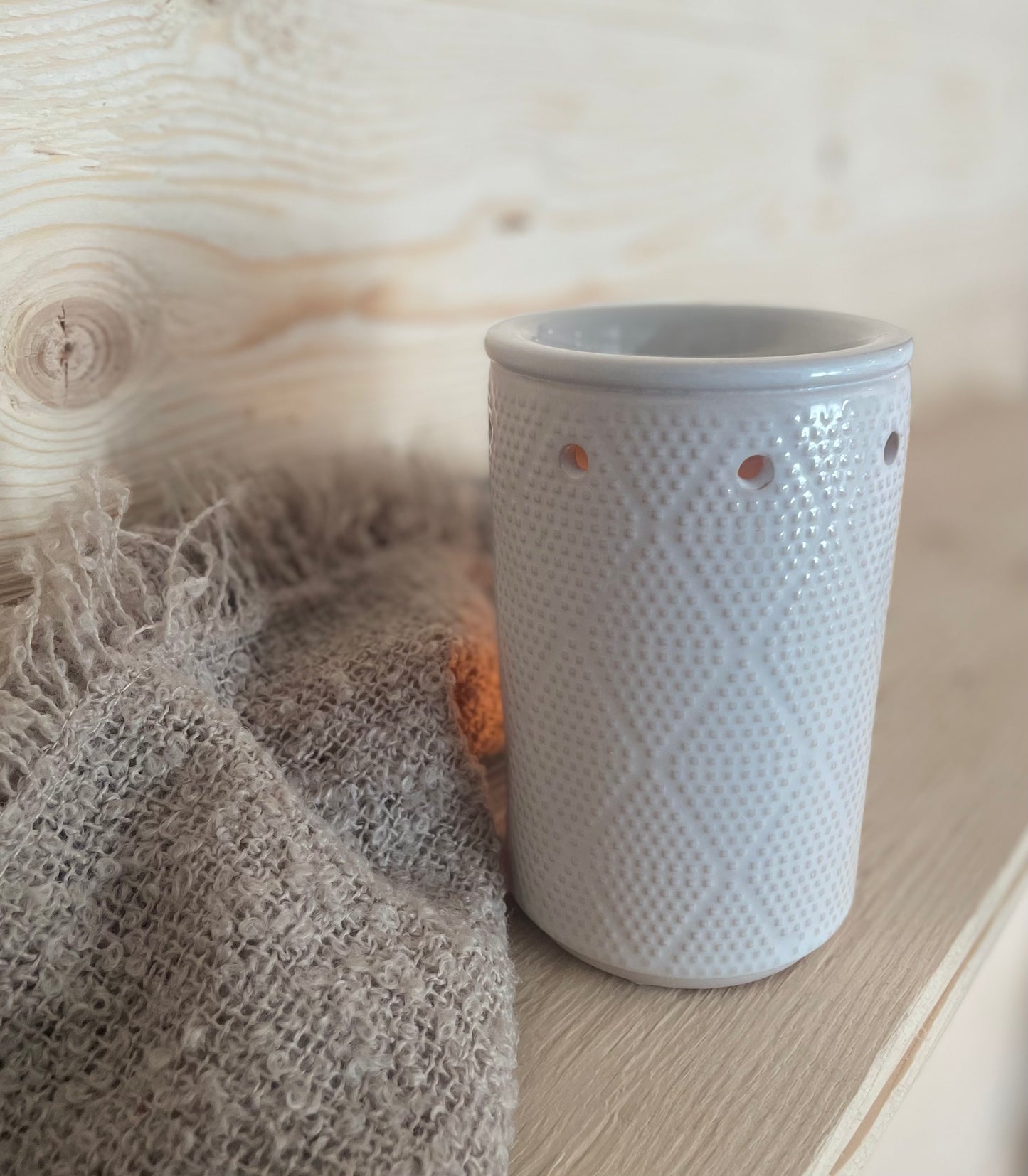 Duftlampe „Boho“ weiß