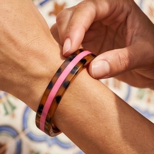 Armreif Leo Pink
