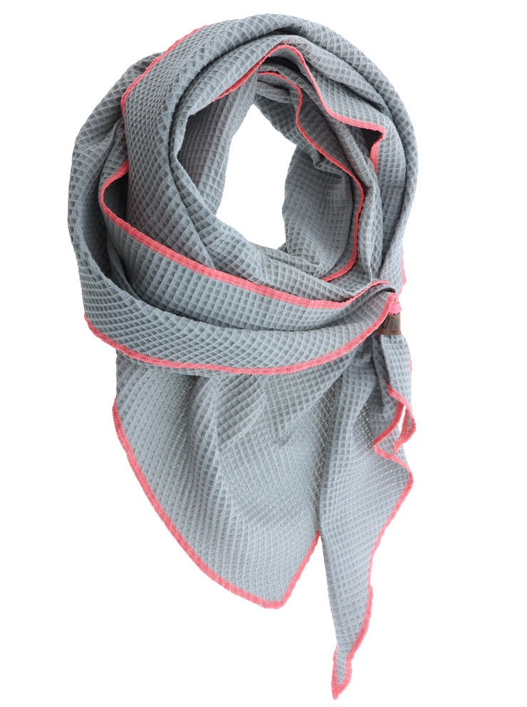 Sommer Tuch Grau ~ Rosa