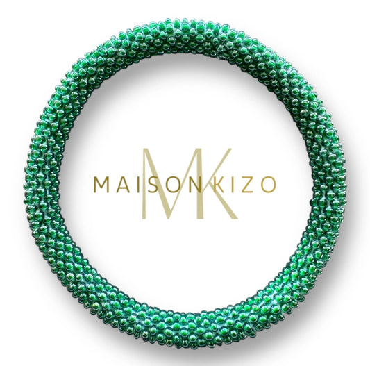 Fair Trade hergestelltes Glasperlen Armband mit Miyuki Perlen! Handgearbeitet in der Farbe Grün- Türkis!