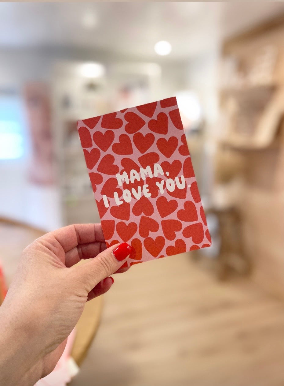Postkarte „Mama, I Love You“