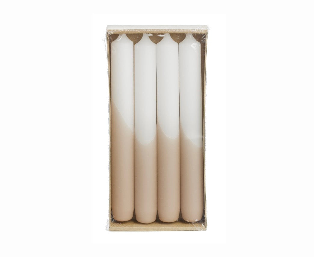 Stabkerze beige 4er Set