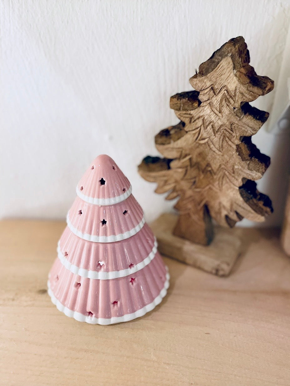 Duftlampe rosa Weihnachtsbaum