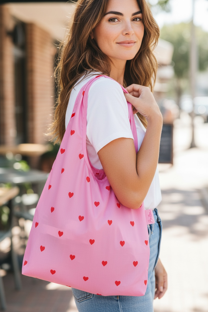 Faltbarer Shopper Herzi