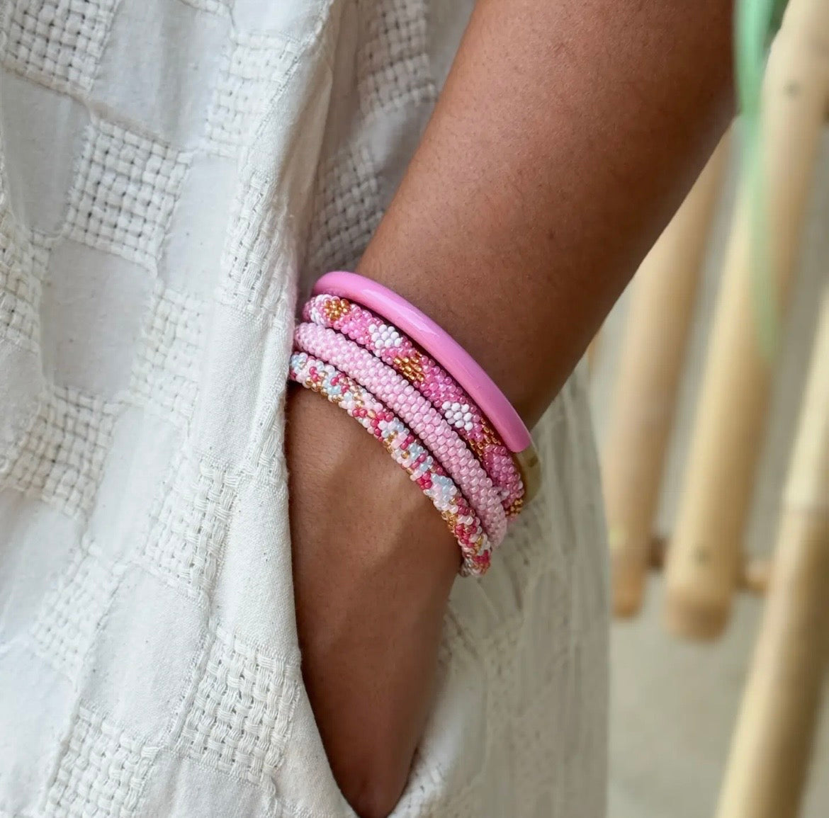 Glasperlen Armband Rosali 🌸