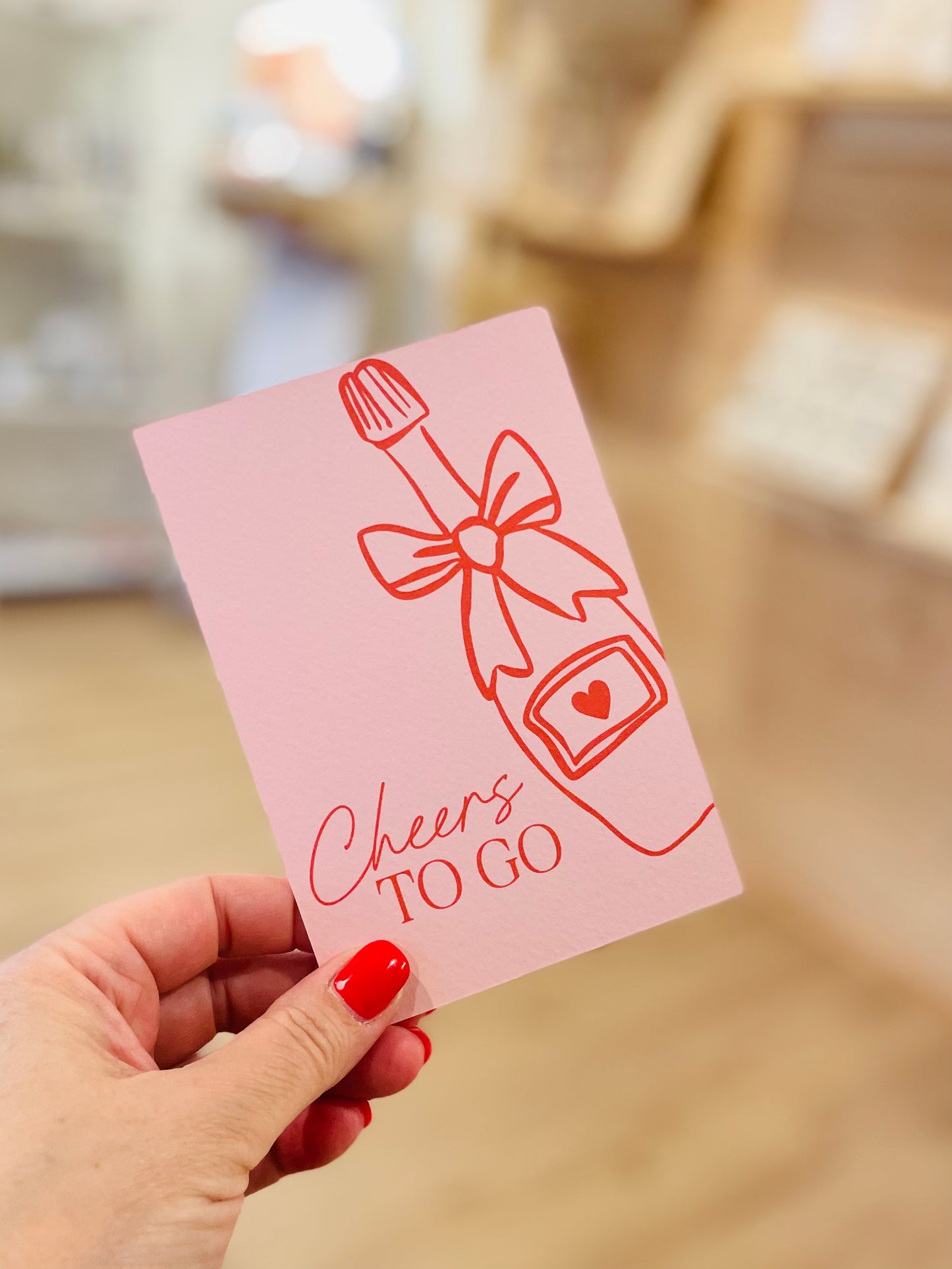 Postkarte „Cheers“