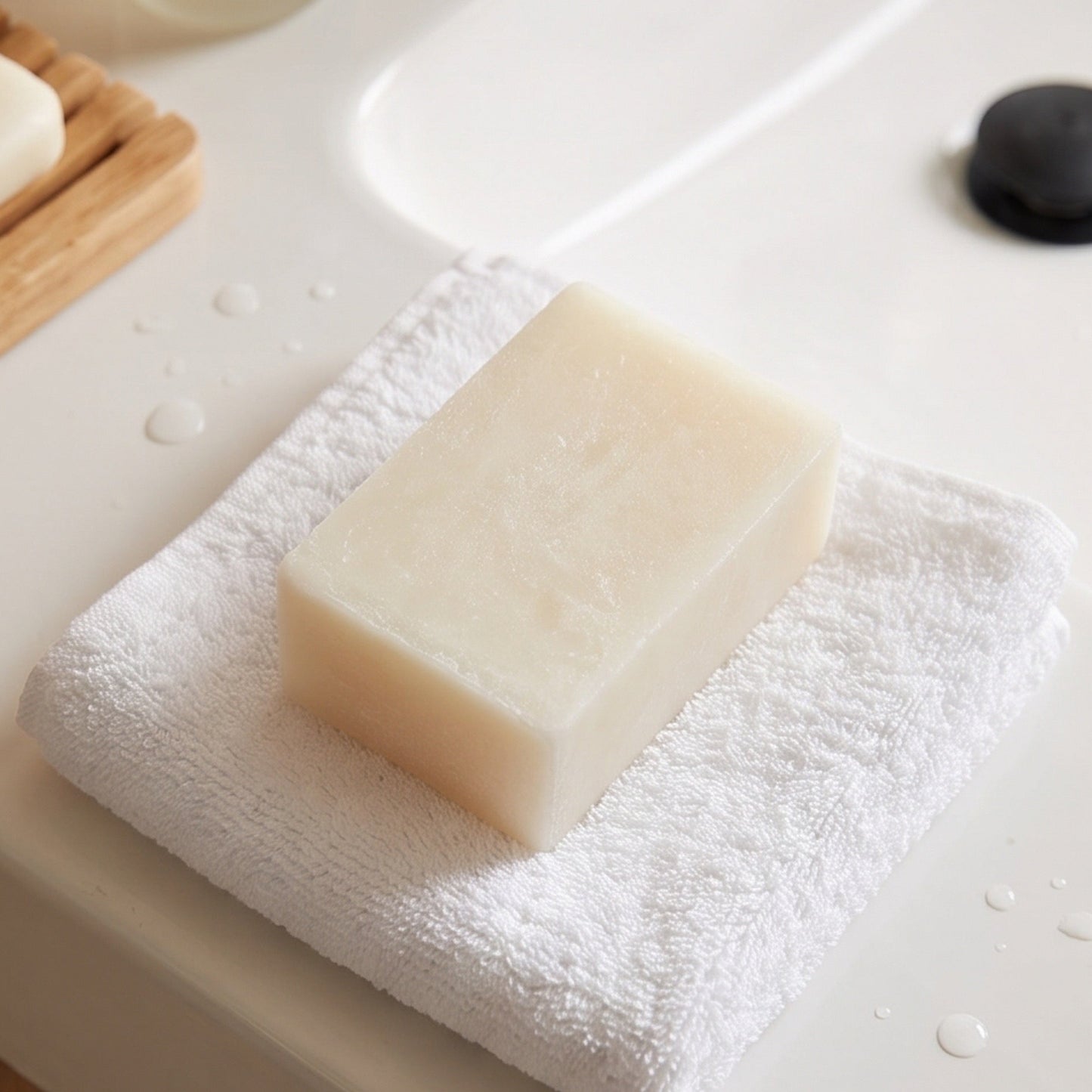 Naturseife Duftfrei aus Sheabutter, Kokosöl und Sonnenblumenöl für empfindliche Haut
