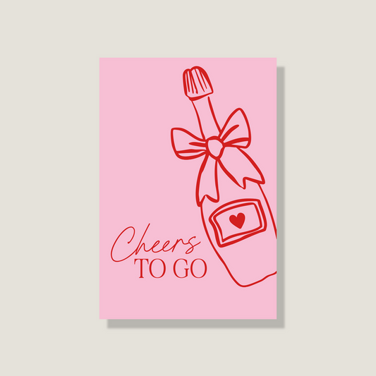 Postkarte „Cheers“