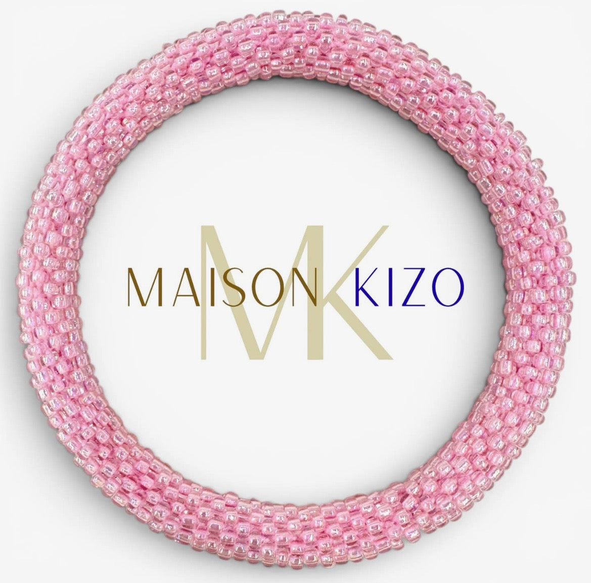 Glasperlen Armband Rosa Kristallglanz