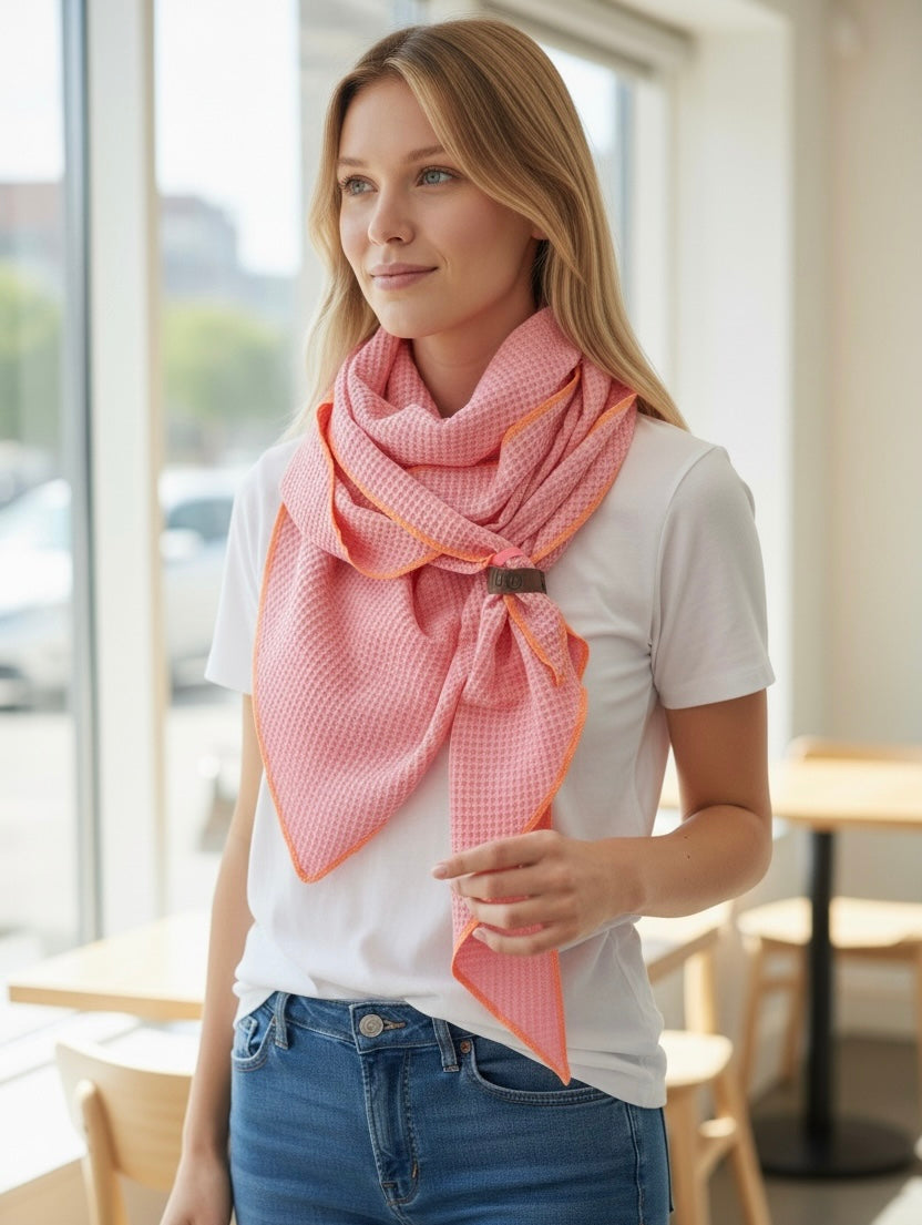 Sommer Tuch Rosa ~ Orange