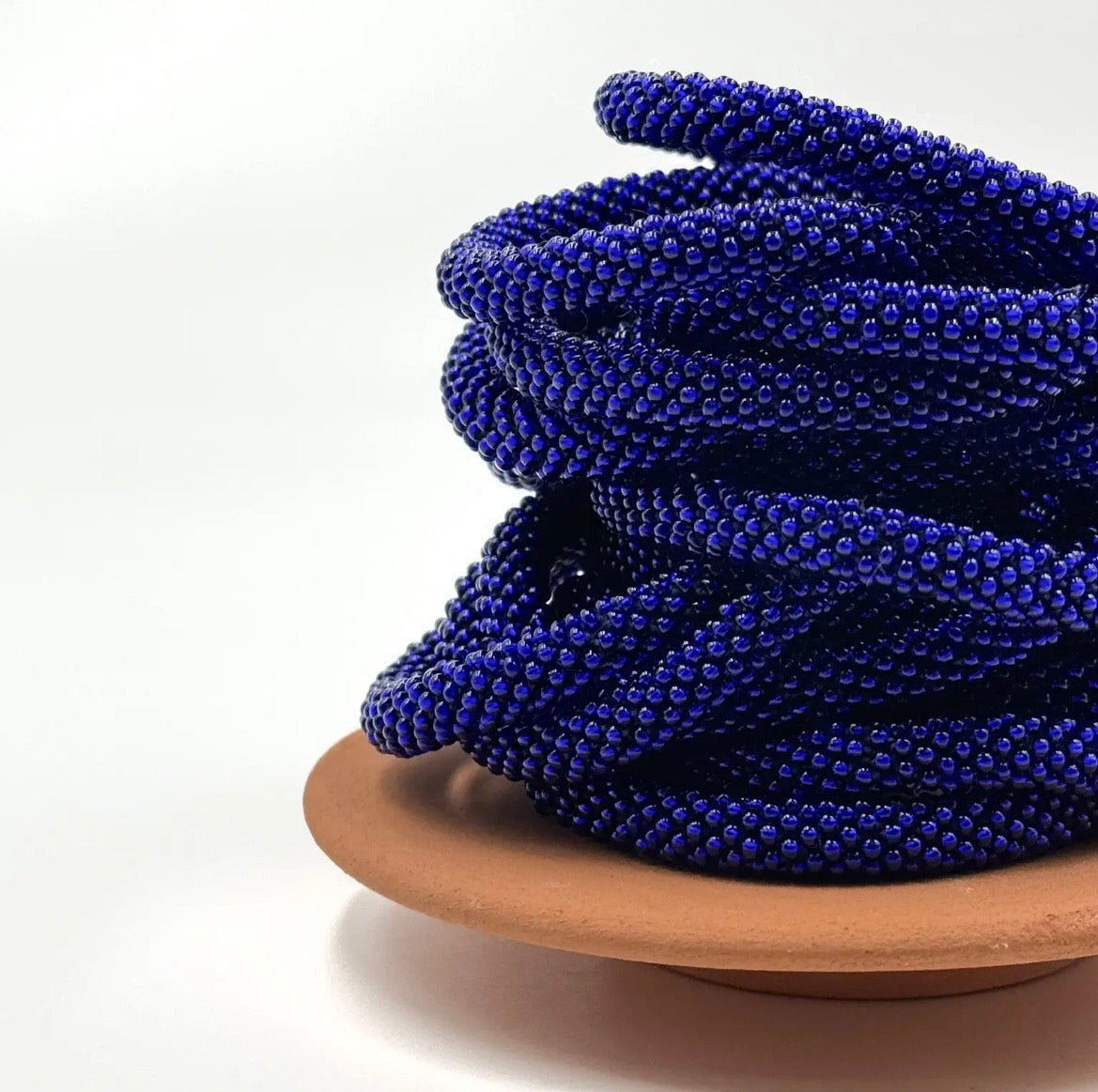 Glasperlen Armband Blau