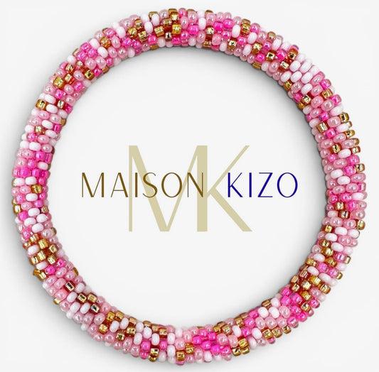 Glasperlen Armband Pinki Rosa