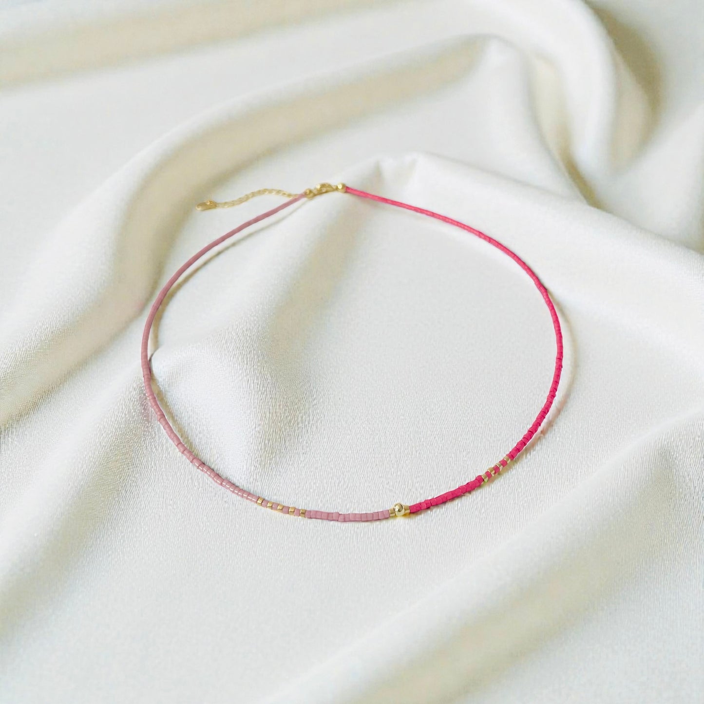 Miyuki Kette Pink Rosa