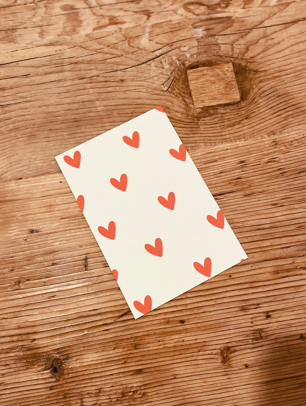 Postkarte „Herzchen“