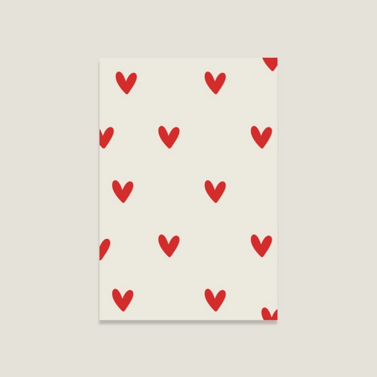 Postkarte „Herzchen“