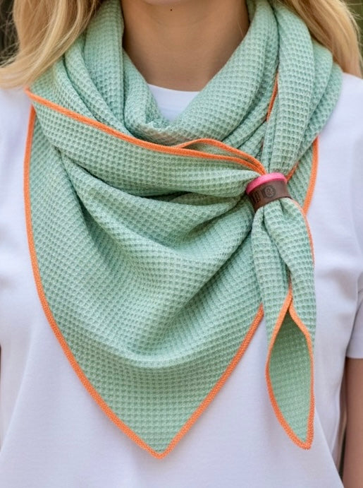 Sommer Tuch Mint ~ Orange