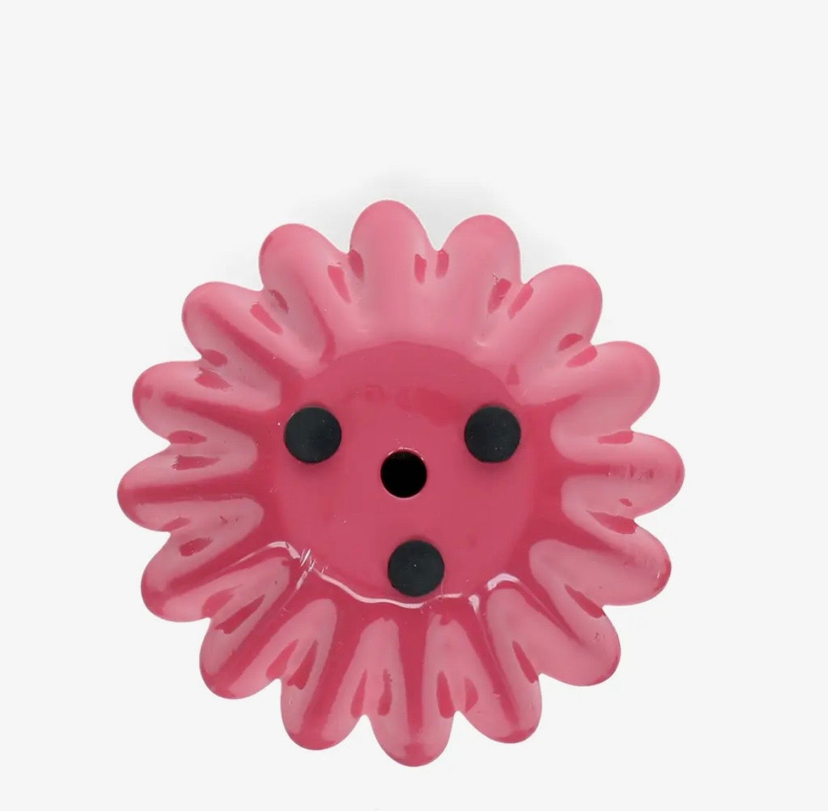 Emaille Kerzenhalter Pink