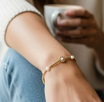 Blüten Kugel Armband