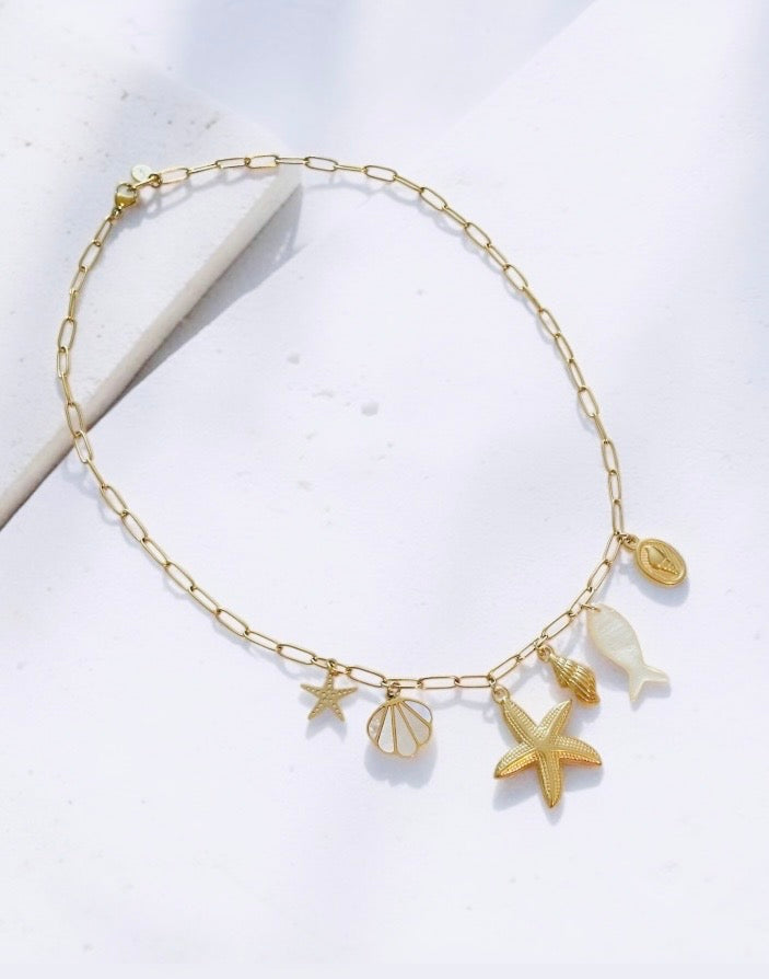 Charm Halskette "Meeres Schätze"