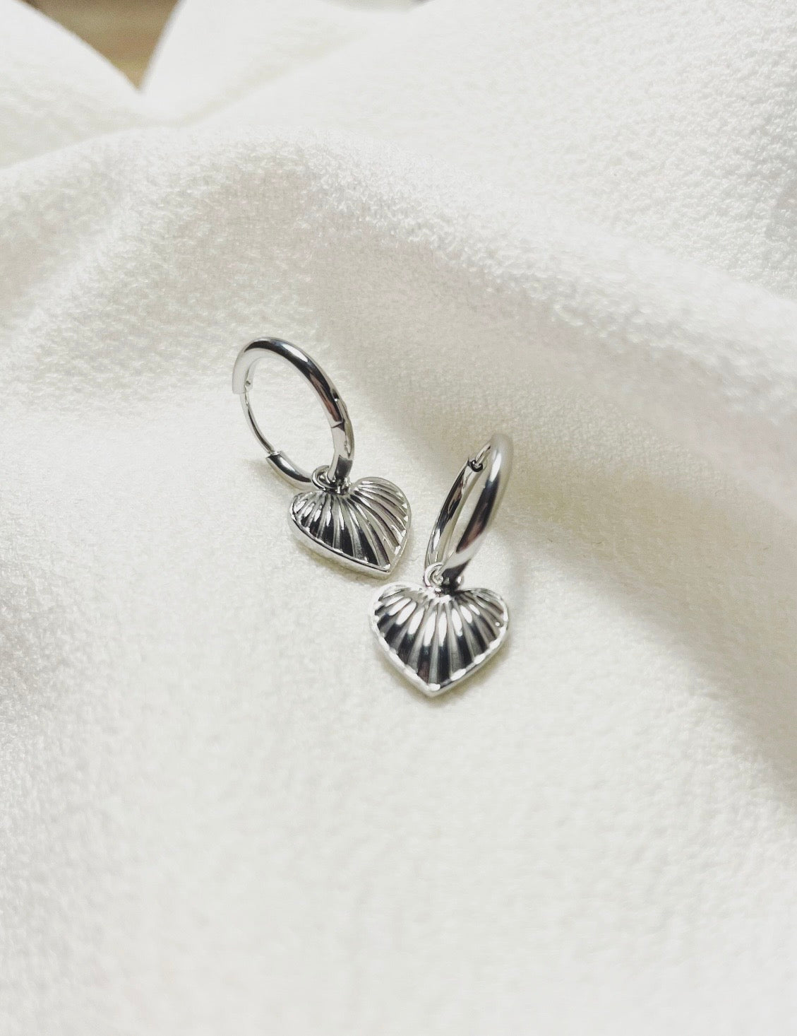 Herz Ohrringe Silber