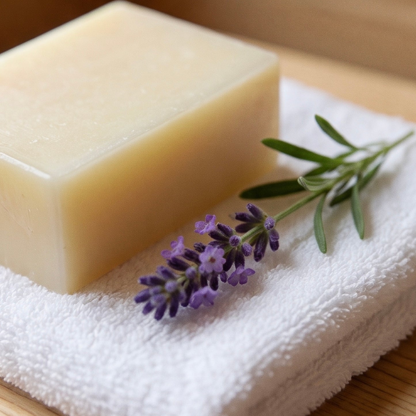Naturseife Lavendel im Kaltrührverfahren hergestellt, aus biologischem Anbau, 100g
