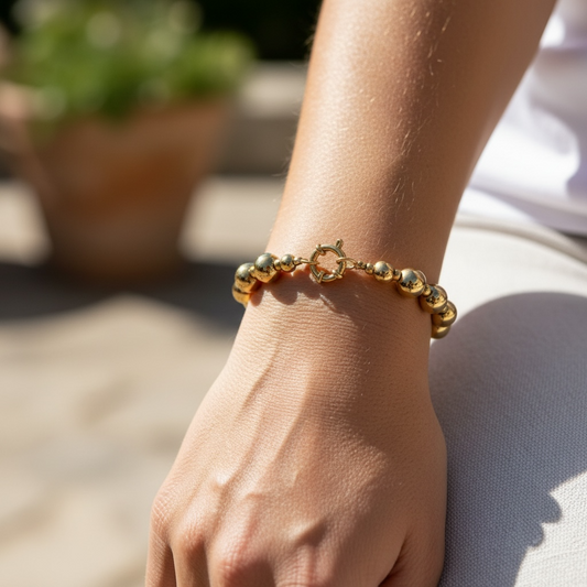 Kugel Armband Edelstahl